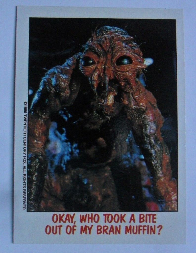 Topps Fright Flicks: The Fly card