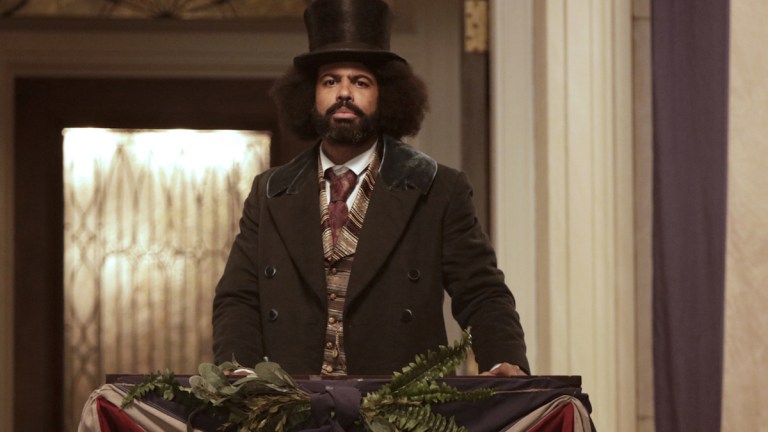 Daveed Diggs as Frederick Douglass in The Good Lord Bird