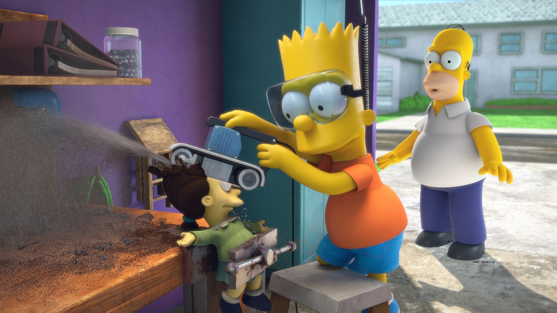 Simpsons Halloween Treehouse anime challenged animators  UPIcom