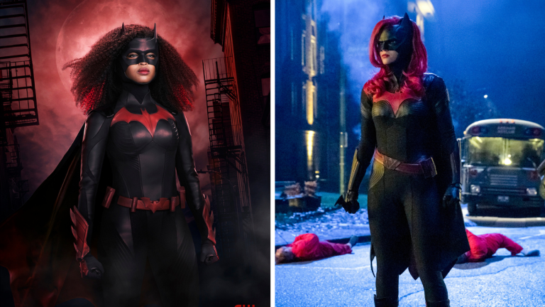 Javicia Leslie in Her New Batwoman Costume & Ruby Rose in the Old Batwoman Costume
