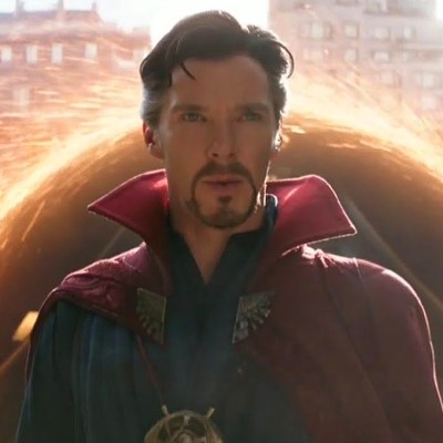 Benedict Cumberbatch as Doctor Strange in Avengers: Infinity War