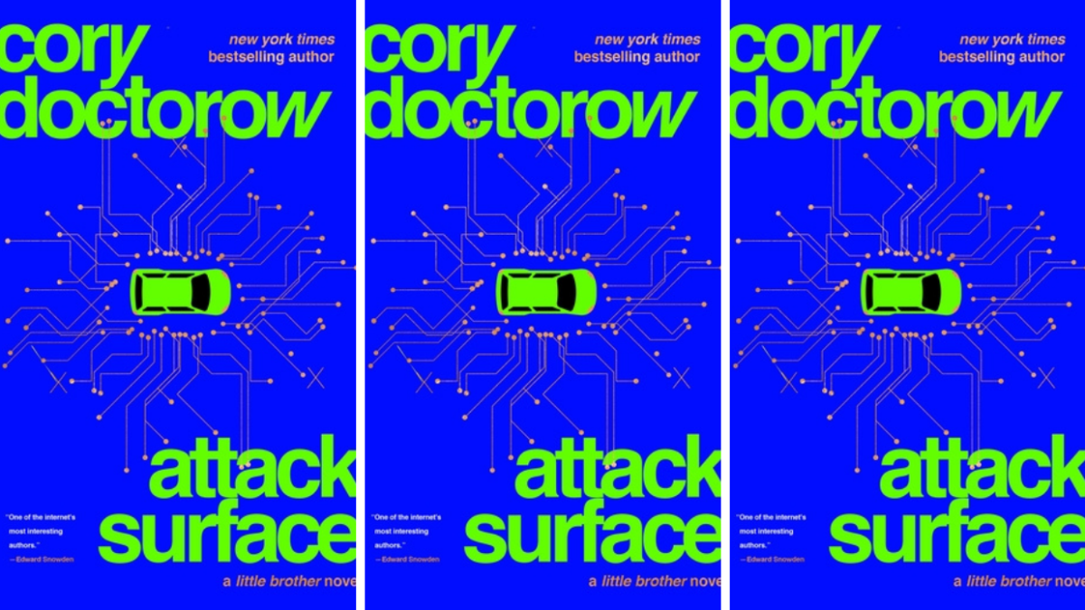 The Cover for Cory Doctorow's Attack Surface