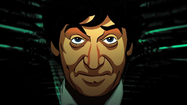 Patrick Troughton in the Animated Doctor Who The Faceless Ones