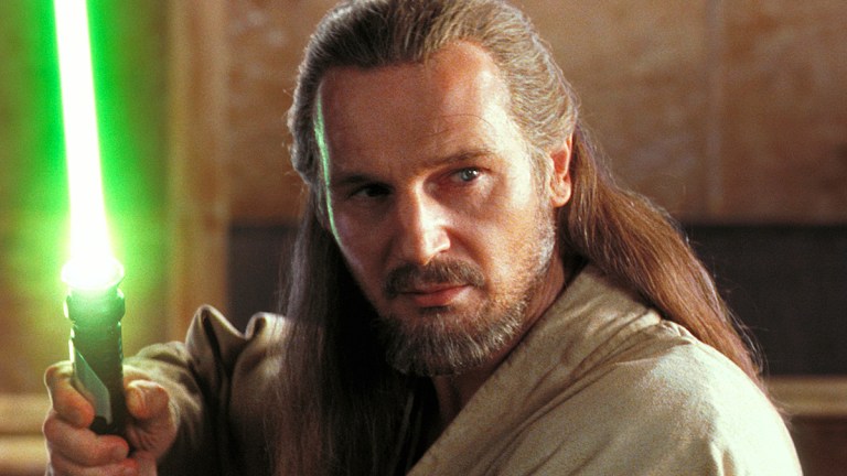 Liam Neeson as Qui-Gon Jinn in Star Wars: The Phantom Menace