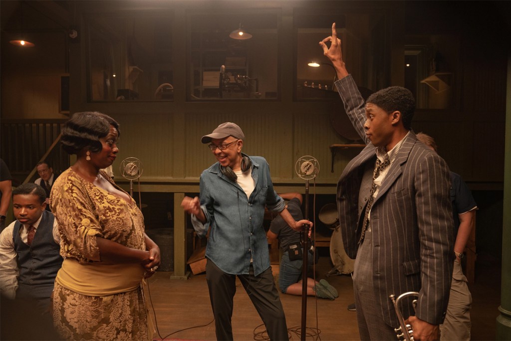 Ma Rainey behind the scenes