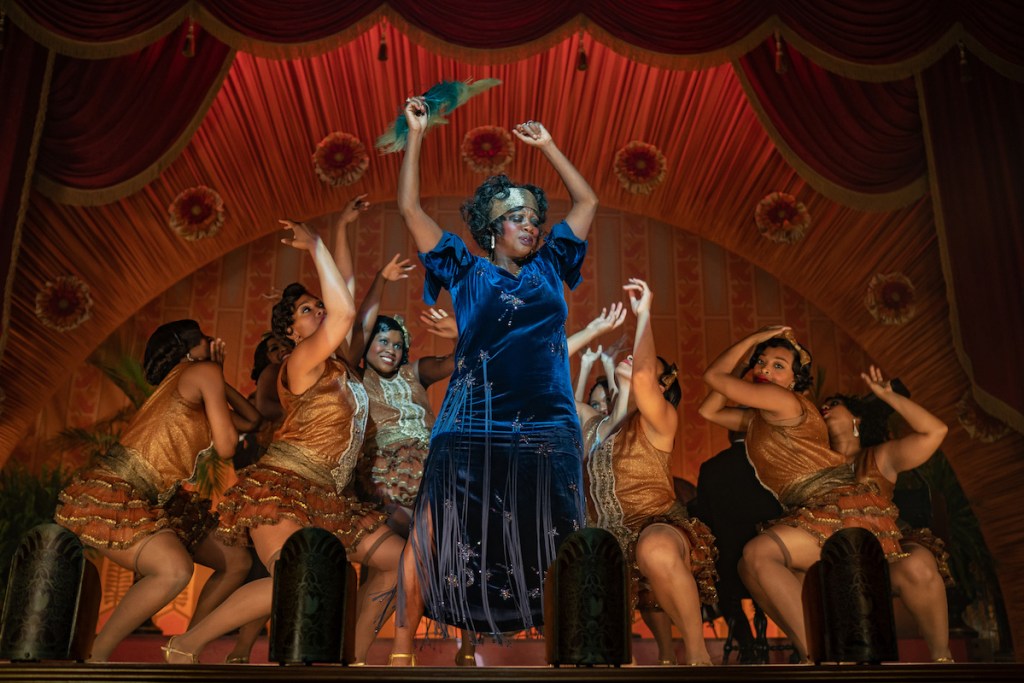 Viola Davis with dancers in Ma Rainey