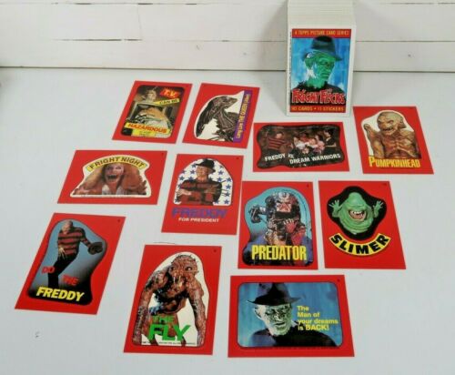 Topps Fright Flicks Complete Card Set
