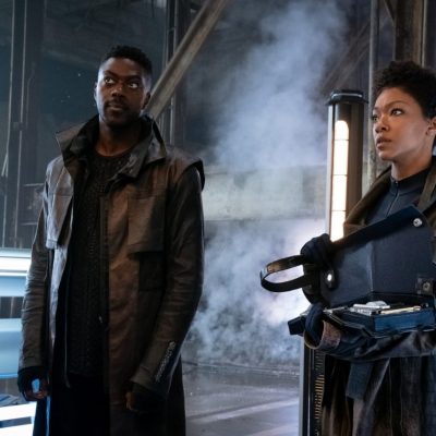 Book and Burnham in Star Trek: Discovery Season 3 Episode 1