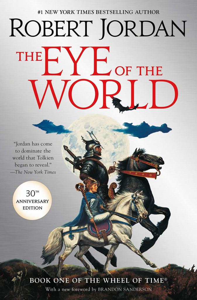 The Cover for The Eye of the World Special Hardcover 30th Anniversary Edition by Robert Jordan
