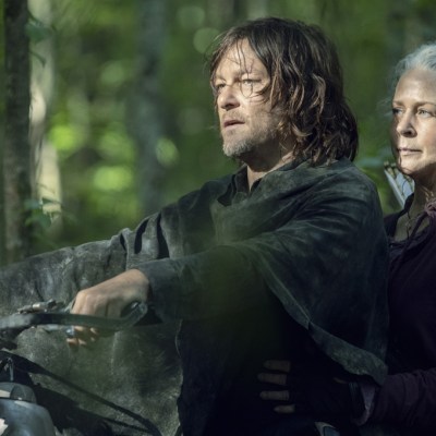 Norman Reedus and Melissa McBride on The Walking Dead