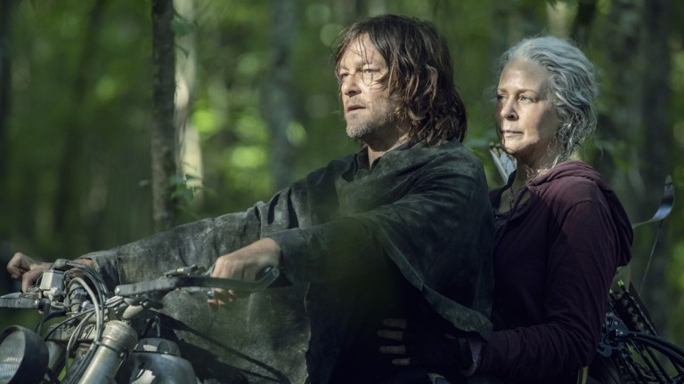 Norman Reedus and Melissa McBride on The Walking Dead