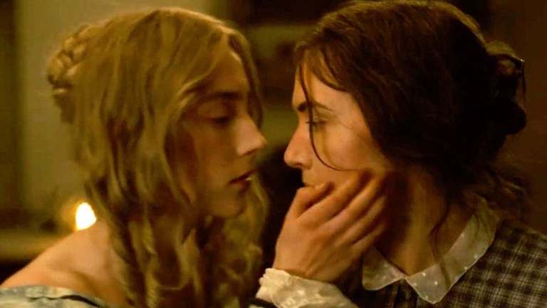 Saoirse Ronan and Kate Winslet in Ammonite Love Story