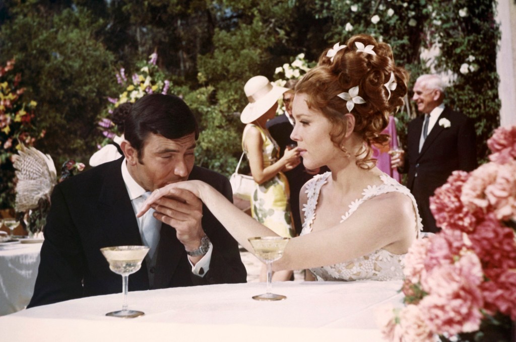 James Bond and Tracy Bond at wedding in On Her Majesty's Secret Service