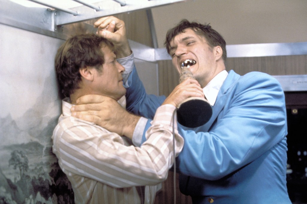 James Bond versus Jaws in The Spy Who Loved Me