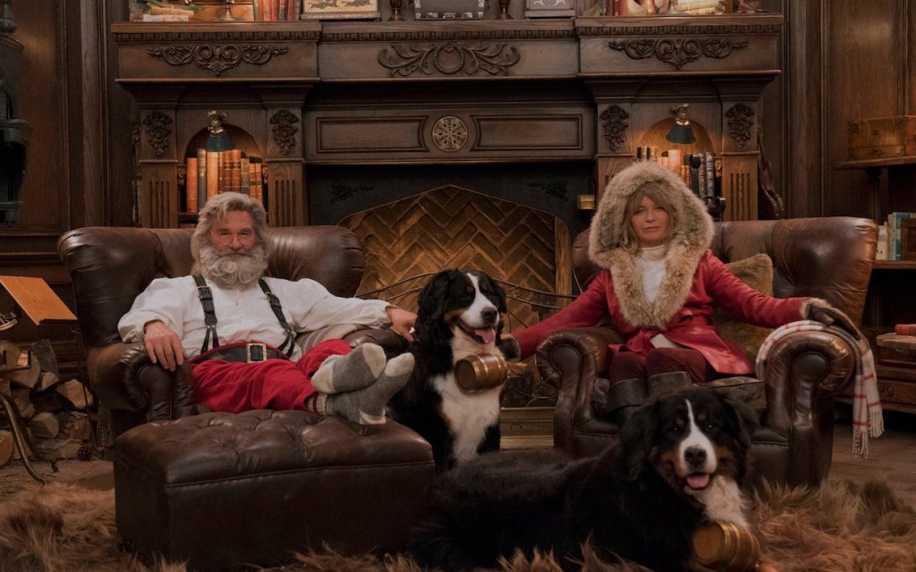 Kurt Russell and Goldie Hawn in The Christmas Chronicles 2