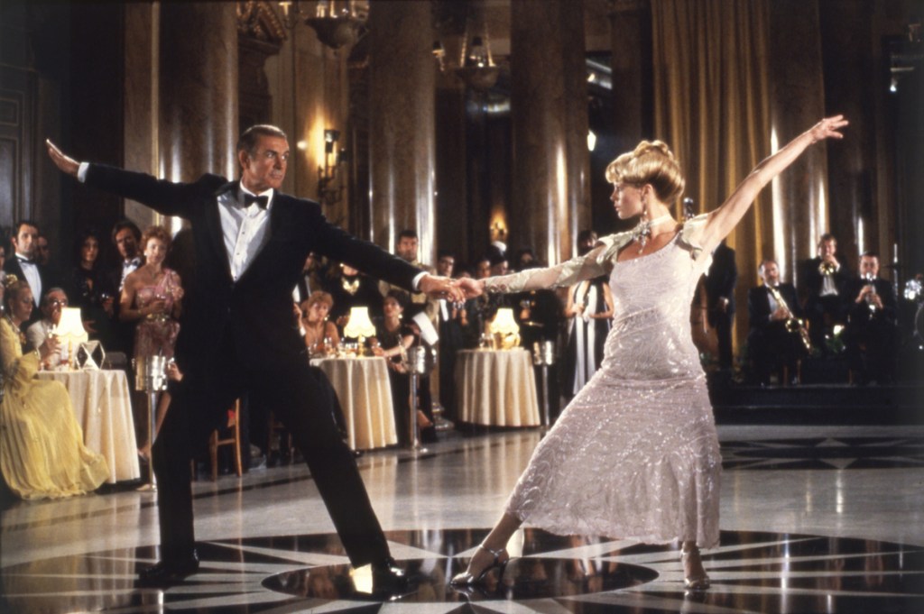 Sean Connery and Kim Basinger in Never Say Never Again