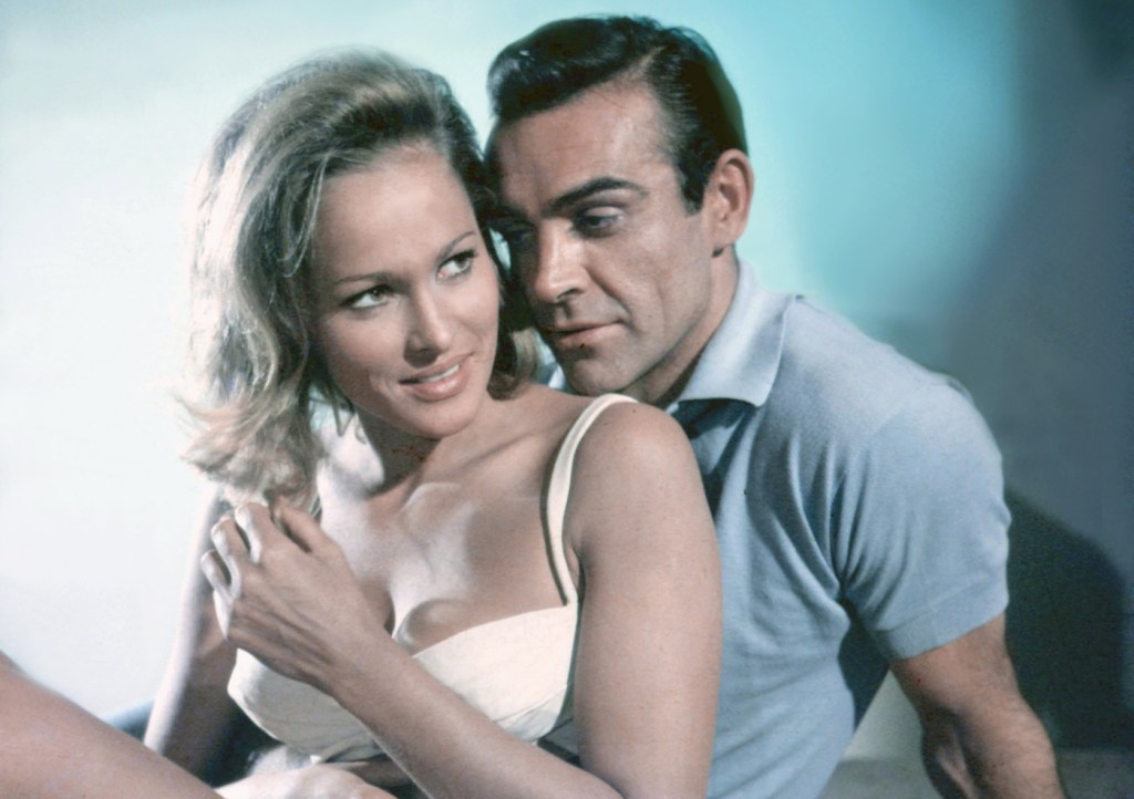 Sean Connery and Ursula Andress in Dr. No