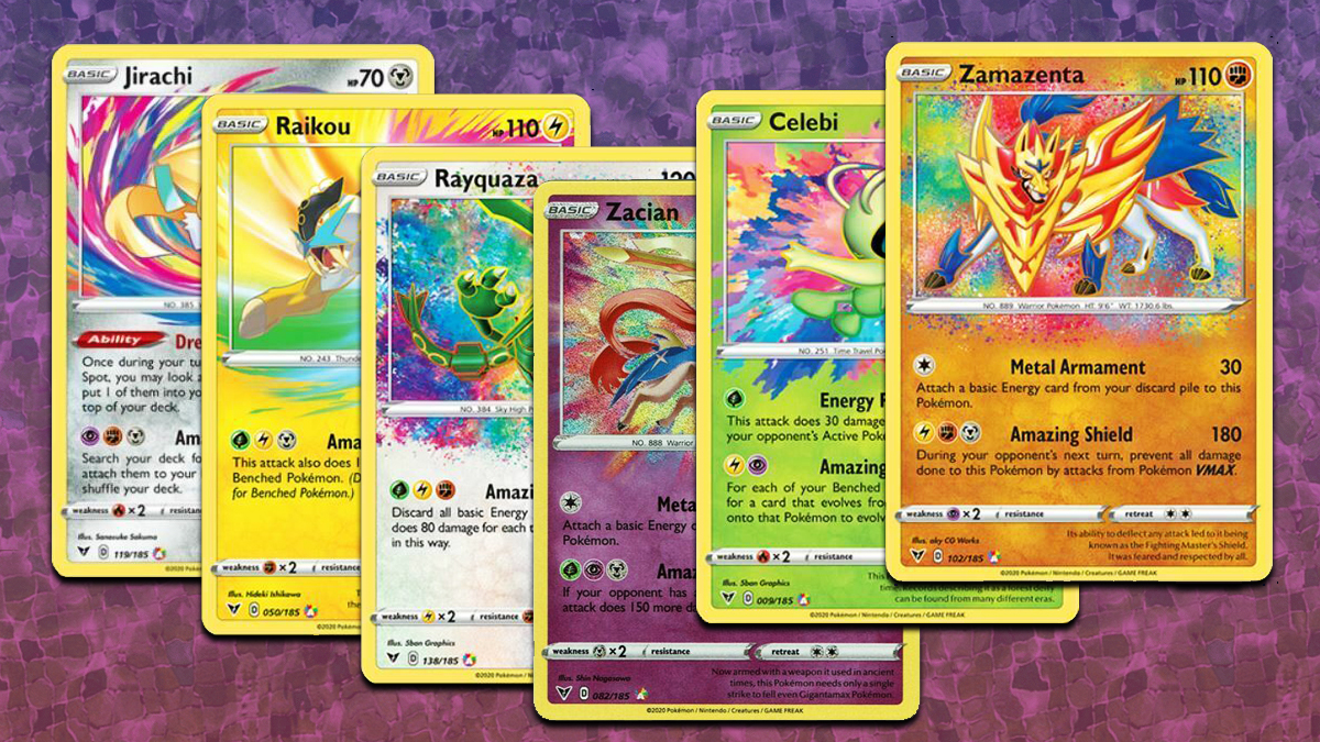 Pokémon ultra rare card full arts and rainbow rare’s 