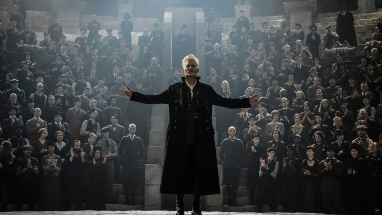 Johnny Depp as Grindelwald in the Fantastic Beasts Sequel