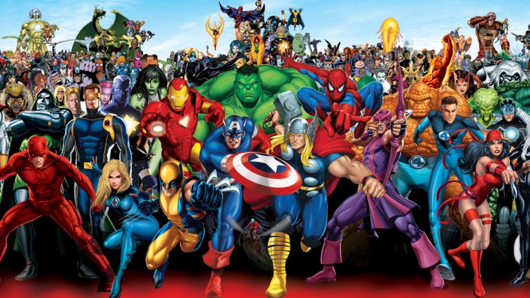 Marvel Superheroes Group Shot