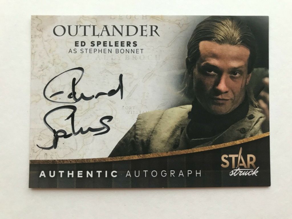 Outlander: Autographed Stephen Bonnet Card