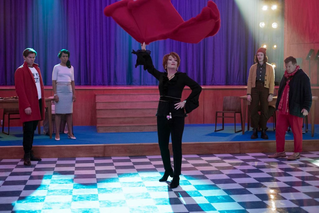 Meryl Streep and the Cast of The Prom Sing Not About Me