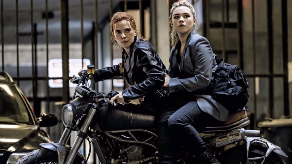 Scarlett Johansson and Florence Pugh in Black Widow