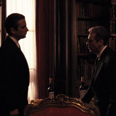 Andy Garcia and Al Pacino in The Godfather Part III