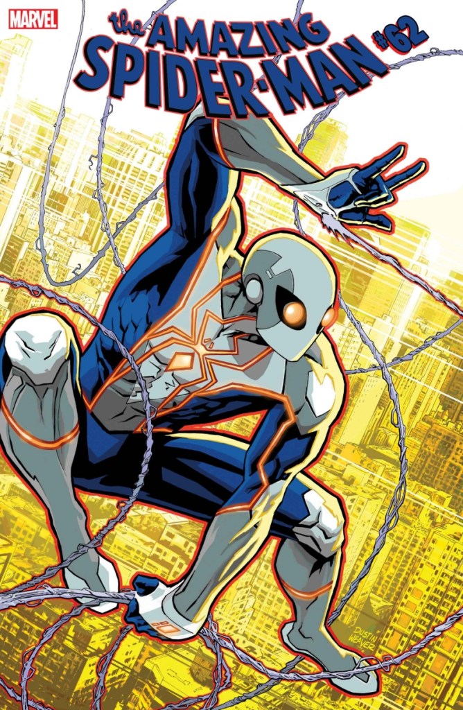 New Spider-Man costume on Amazing Spider-Man #63 cover
