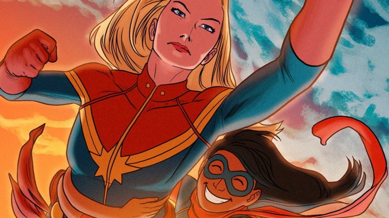 Carol Danvers and Kamala Khan in Captain Marvel 2