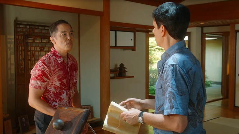 Yuji Okumoto and Ralph Macchio on Cobra Kai Season 3