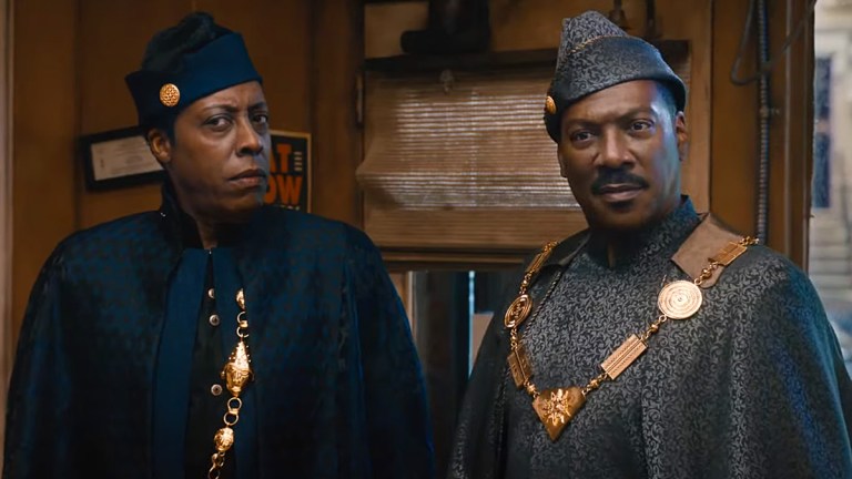 Arsenio Hall and Eddie Murphy in Coming 2 America