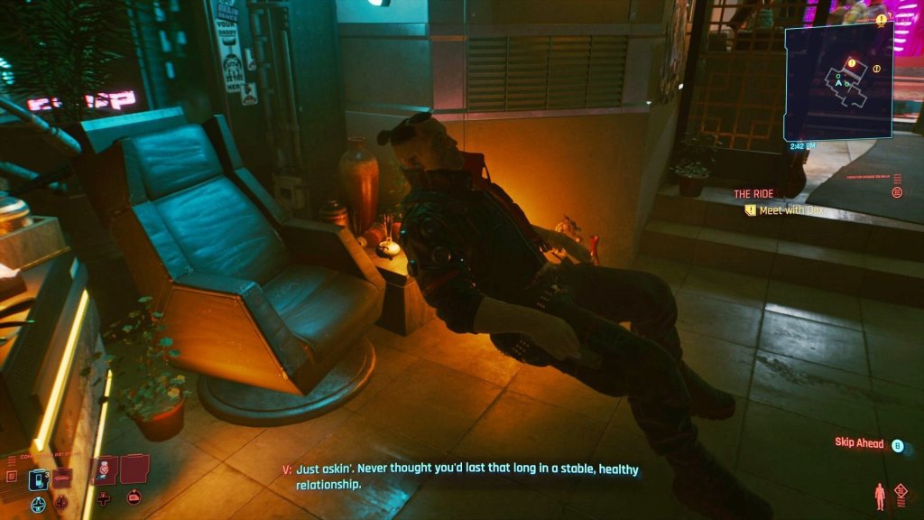 Cyberpunk 2077 chair glitch