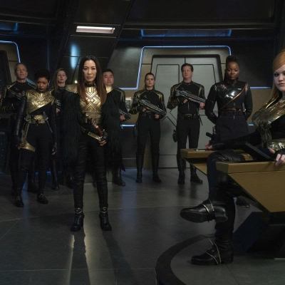 The Mirror Universe Discovery Crew in Star Trek: Discovery Season 3 Episode 10