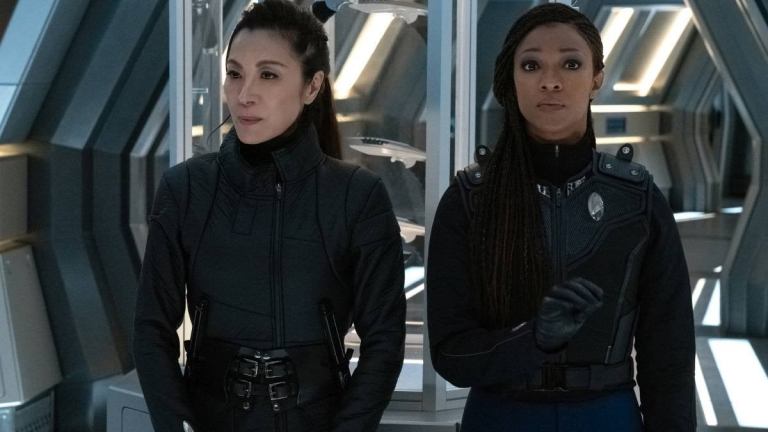 Georgiou and Michael in Star Trek: Discovery Season 3 Episode 9