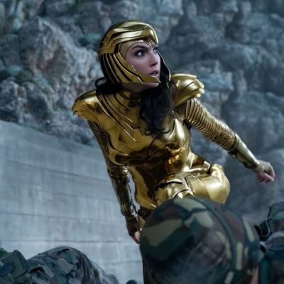 Gal Gadot in Diana's Golden Armor in Wonder Woman 1984