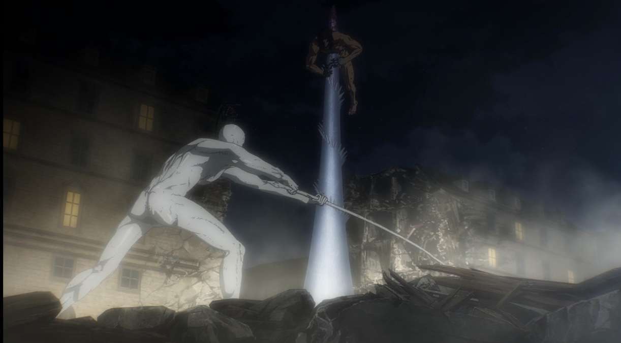 Attack On Titan Season 4 Episode 6 Review The War Hammer Titan Den Of Geek Because according to eren kruger, when one of the 9 titans does not pass their titan after 13 years, eventually a new. attack on titan season 4 episode 6