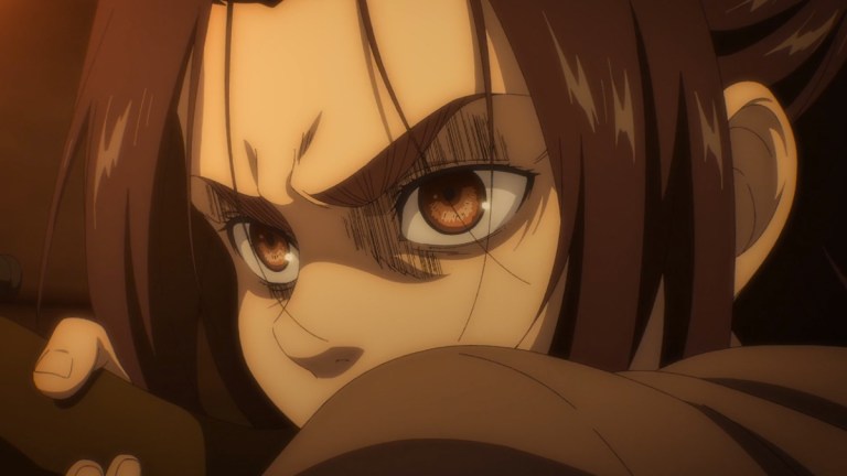 Attack on Titan Season 4 Episode 8 Gabi Aims Rifle