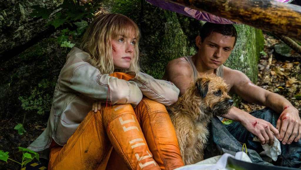 Daisy Ridley and Tom Holland in Chaos Walking