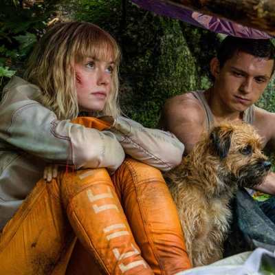 Daisy Ridley and Tom Holland in Chaos Walking