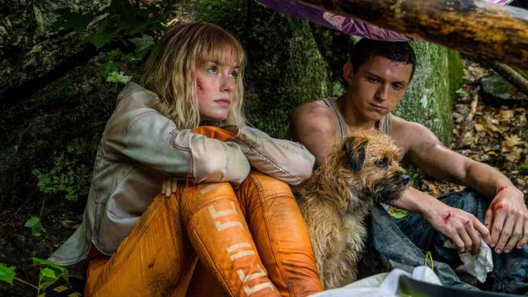 Daisy Ridley and Tom Holland in Chaos Walking