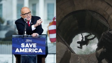 Rudy Giuliani and Game of Thrones Trial by Combat Moon Door