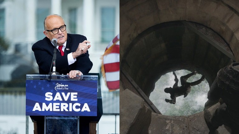 Rudy Giuliani and Game of Thrones Trial by Combat Moon Door