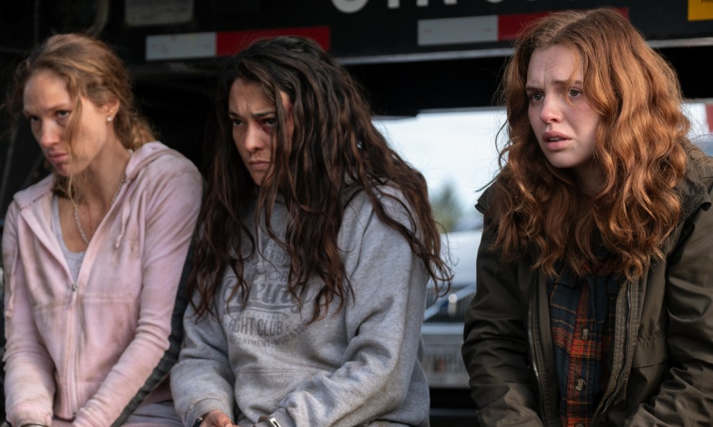 Natalie Martinez and Odessa Young in The Stand