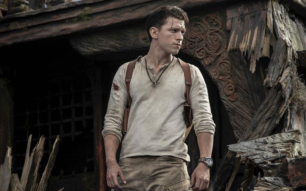 Tom Holland as Nathan Drake in Uncharted