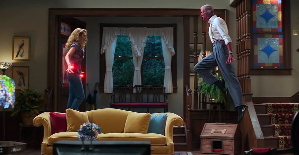 Wanda och Vision bråkar Wanda och Vision bråkar