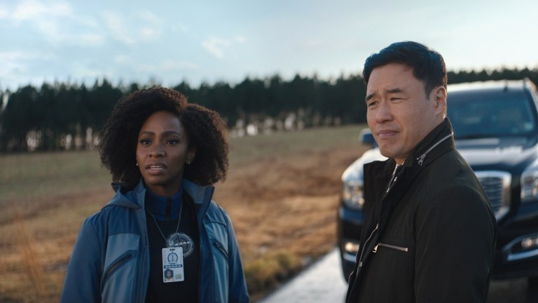 Teyonah Parris and Randall Park in WandaVision