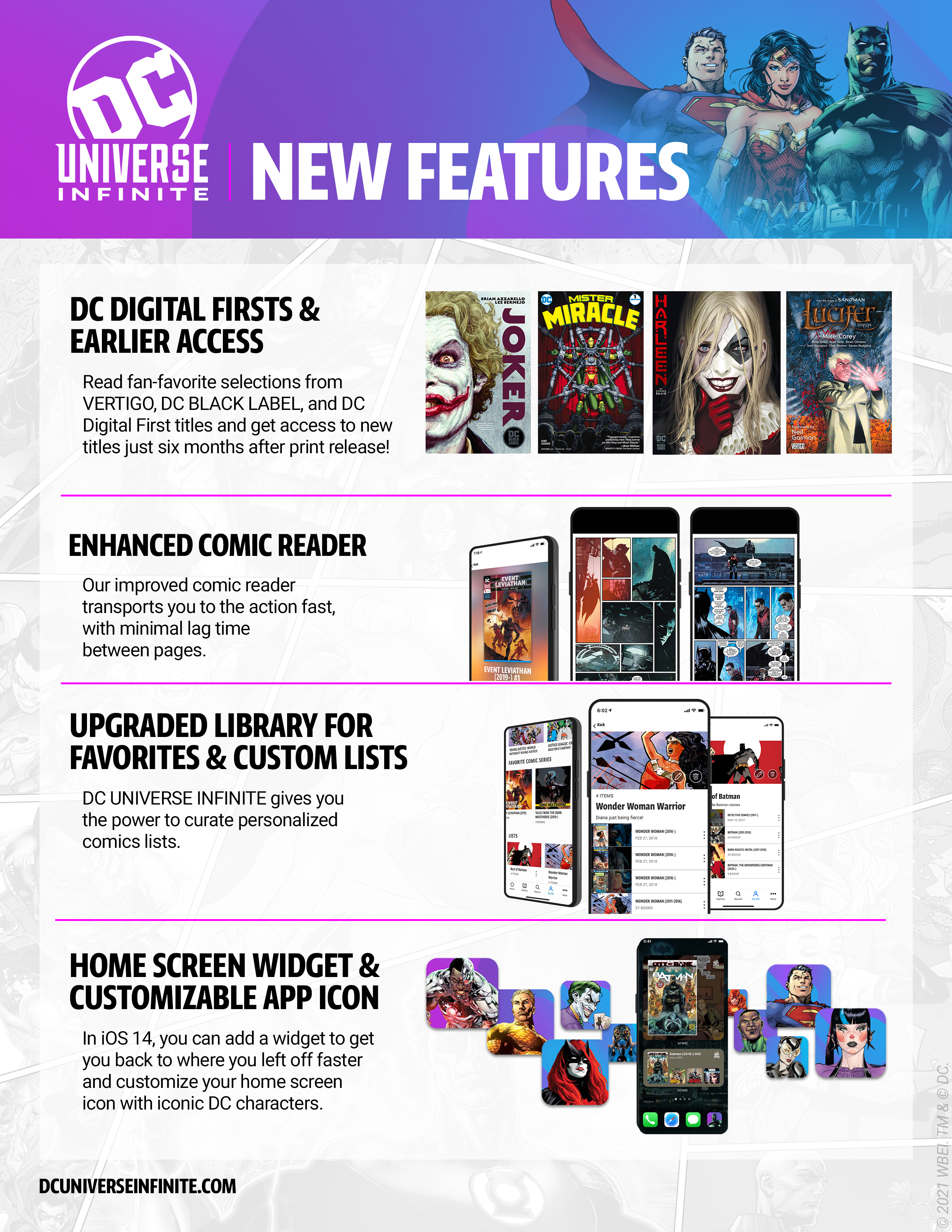 DC Universe Infinite Features