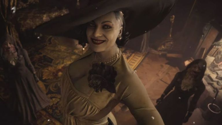 How Resident Evil Village S Vampire Lady Dimitrescu Became The Game S Most Interesting Character Den Of Geek Alcina dimitrescu (オルチーナ・ドミトレスク oruchina domitoresuku) is a mutant human countess and assumedly the matriarch of the dimitrescu family. vampire lady dimitrescu became