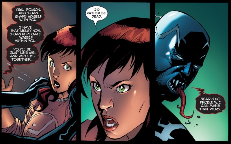 Marvel's Poison in a page from What If? The Other